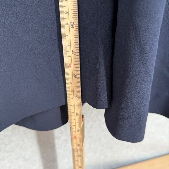 BHLDN Anthropologie Ansel Maxi Dress Size 16 Navy Blue Bridesmaid Front Slit NEW - Picture 14 of 16